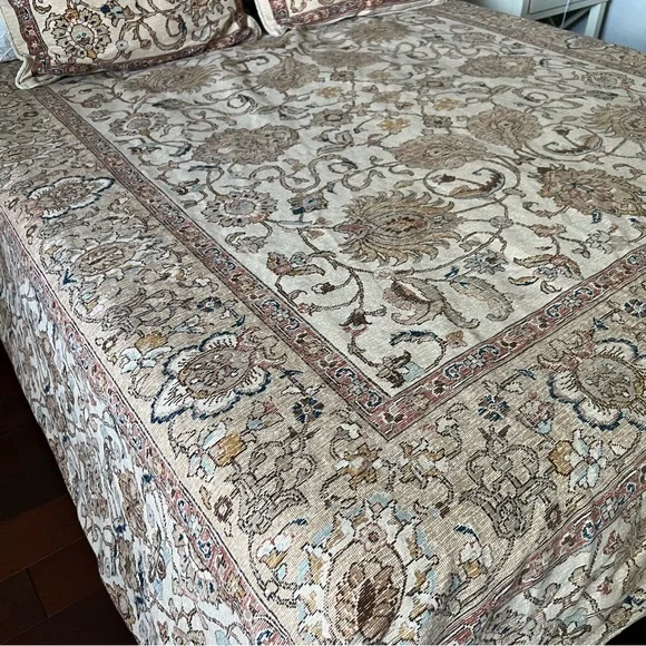 RALPH LAUREN Northern Cape Tapestry Rug Style Cotton Bed Duvet bedding set - Picture 6 of 15